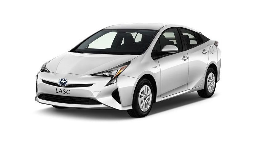 Toyota Prius, VW Passat or similar. These can accommodate up to 3 passengers with 3 suitcases(23kg max), or 4 passengers with hand luggage (Cabin size).